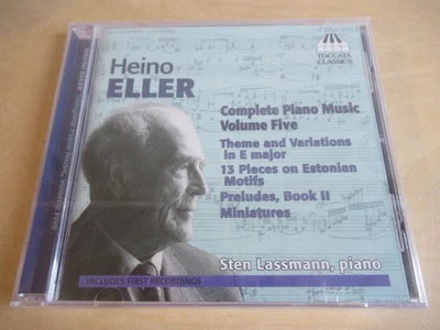 Heino Eller-Complete Piano Music Vol.5, 13 Pieces on ...-Sten Lassmann-sealed CD - Bild 1 von 3