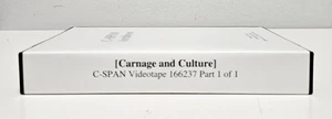 C-SPAN Archives 'Carnage And Culture' (VHS, 2001) Victor Davis Hanson - Picture 1 of 5