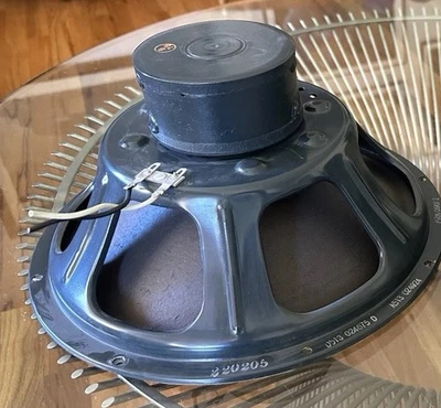 (1) Jensen 1962 P12N, original cone Speaker Blue Frame Clean Vintage 8ohm Alnico - Image 1 of 4