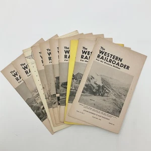 The Western Railroader Magazine 9 Issues January - December 1960 Unordered - Imagen 1 de 11