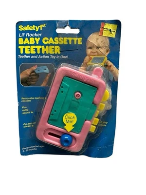 Vintage Safety 1st Lil' Rocker Baby Cassette Teether 1991 NEW - Image 1 of 4