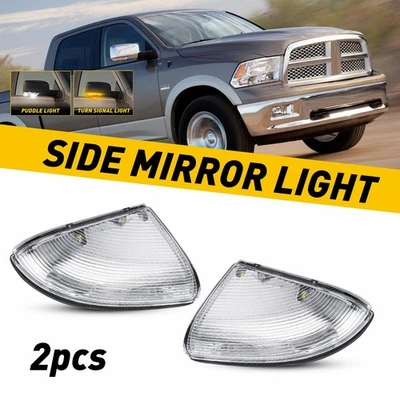 Juego de 2 luces intermitentes de espejo delantero para Dodge Ram 2500 2010-2014 repuesto Foto 1 de 4
