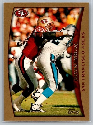 Bryant Young 1998 Topps San Francisco 49ers #47 - Image 1 of 2