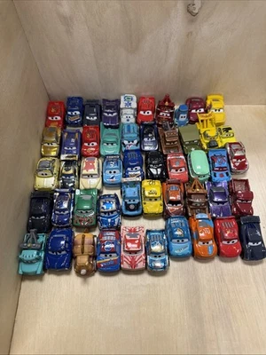 Disney Pixar Cars Mini Racers Diecast Mattel Colección Mixta Lote de 50 Foto 1 de 4