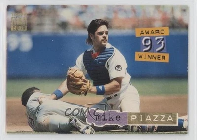 1994 Topps Stadium Club Golden Rainbow Mike Piazza #140 HOF - Image 1 of 2
