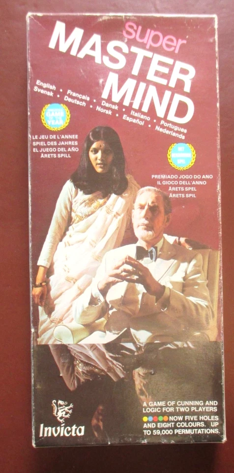 VINTAGE - SUPER MASTERMIND - INVICTA GAMES - COMPLETE - Image 1 of 3