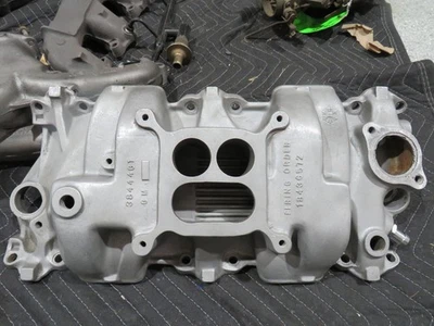 64 65 Corvette 327/350+365HP Alum 进气歧管--GM #3844461--Prof Restd! — 第 1/4 张图片