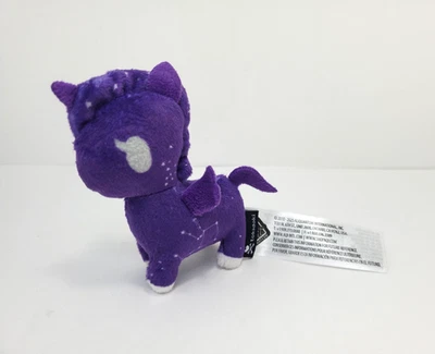 Tokidoki Unicorno Keychain Plush Soft Toy Bag Clip 4" Purple - Image 1 of 3
