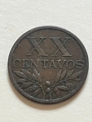 MONEDA PORTUGAL XX CENTAVOS 1965 Foto 1 de 2