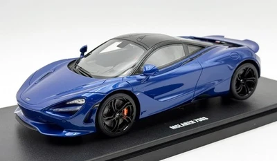 GT458 - 2023 McLaren 750S cupé - azul - modelo 1:18 de GT Spirit Foto 1 de 4