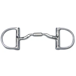 93TO Myler Dee without Hooks Low Port Comfort Snaffle Horse Bit MB 04 - Picture 1 of 1