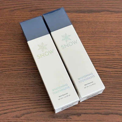 x2 SNOW - Nano-Hydroxyapatite Whitening Toothpaste, Mint, 3 oz/85 g, Exp. 02/27 - Image 1 of 4
