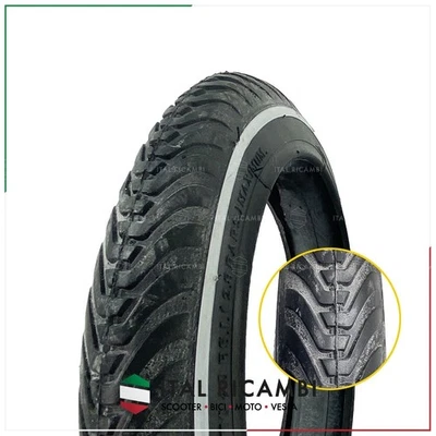 GOMMA BICI 12 x 1/2 x 1.75 NERO  47 203 DEESTONE - Bild 1 von 4