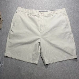Vineyard Vines On The Go Short Mens 42 Beige Cream Nylon Stretch 9" OTG - Picture 1 of 9