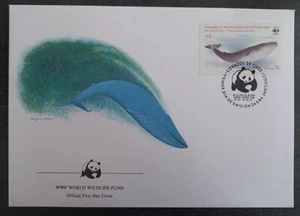 1984 Chile World Wildlife Fund FDC ties 9p Stamp cd Santiago - Picture 1 of 2
