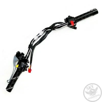 Conjunto completo de guidão para Royal Enfield Bullet Classic 3500 UCE 500 EFI - Imagem 1 de 4