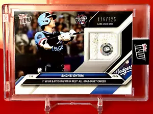 #116/125 ! Shohei Ohtani (Game-Used Base Relic) All-Star Game 2024 Topps Now 437 - Picture 1 of 2