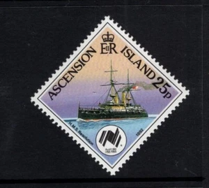 Ascensión 1988 H.M.S. Buque Resolution 1892 acorazado buque de guerra naval MNH SG 463 - Imagen 1 de 1
