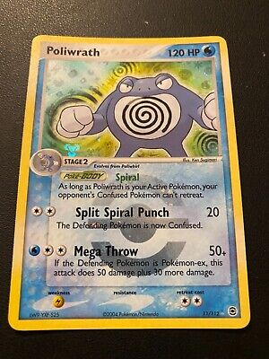 Pokemon Tcg Poliwrath 11/112 Ex Firered And Leafgreen Rare Holo!!