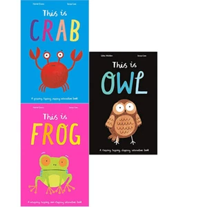 Jacqui Lee 3 Books Collection Set (This is Crab, This is Frog & This is Owl) new - Picture 1 of 4