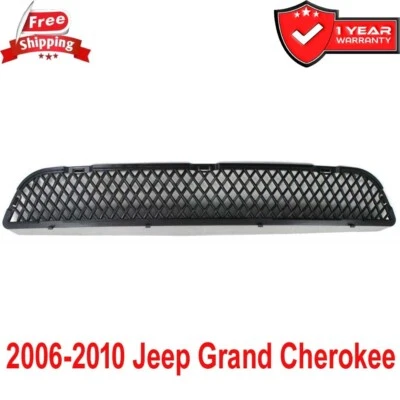 Front New Center Replace Lower Bumper Grille For 2006-2010 Jeep Grand Cherokee - Image 1 of 4