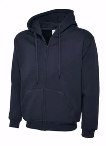 Sudadera con capucha premium azul marino cremallera sudadera con capucha sudadera calidad EXCELENTE - Imagen 1 de 1