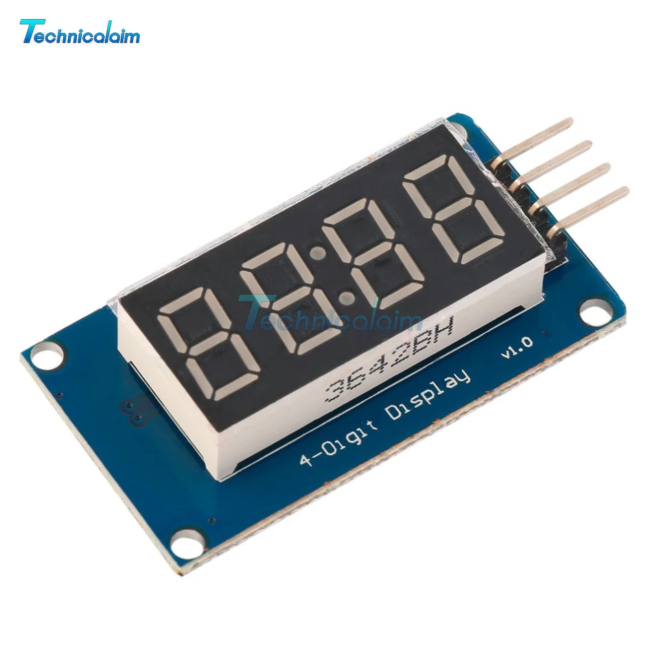 5pcs TM1637 4-Bit Module Digital Tube LED Clock Display Module For Arduino- - Image 1 of 1