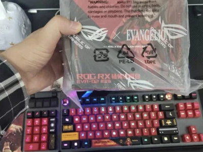 Juego de teclas originales ASUS ROG para interruptores RX edición EVA-02 Foto 1 de 4