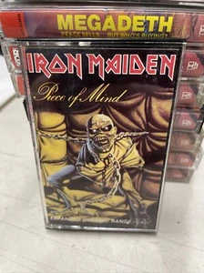 Iron Maiden Piece of Mind Cassette Tape - Picture 1 of 3