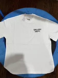 Gallery Dept Short Sleeves T-shirt Color White Size Medium - Picture 1 of 4