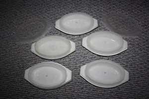 12 pc Anchor Hocking Microwave Freeze Heat Serve 17oz Casserole w Lids Oval USA - Picture 1 of 3