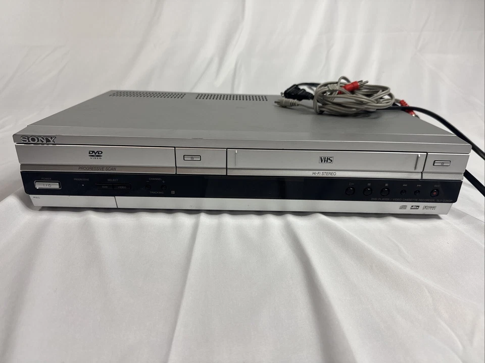 Sony DVD VCR Player Combo 4 Head Recorder HiFi Stereo No Remote - Image 1 of 4