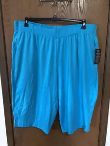 NWT Woman Within Soft Knit Elastic Waist Capri Pants Turquoise 3X 30/32 Petite - Picture 1 of 11