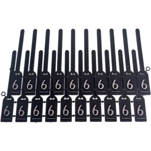 980N-6, Black Security Tags 20 Pack - Picture 1 of 1