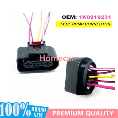 Fuel Pump Control Module Plug Pigtail For Audi VW Skoda 1K0919231 1K0 919 231 - Image 1 of 4
