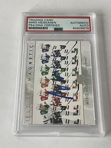 Miro Heiskanen Signed Electro Magnetic IP Stars Card Slabbed PSA DNA PSA/DNA a - Picture 1 of 3