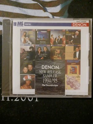 Denon New Release Sampler 1994/95 Audio CD By Various The Soundscape Brand New Foto 1 de 3