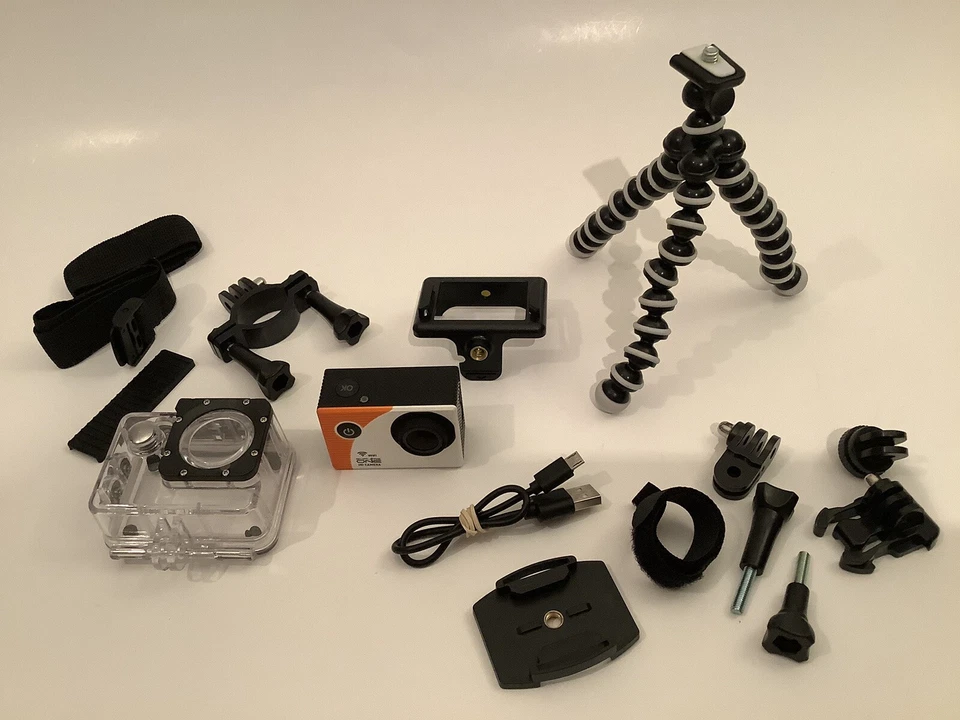 EXPLORE ONE HD CAMERA WIFI W/ 8GB MICRO SD CARD, WATERPROOF CASE AND ACCESSORIES - Image 1 of 4