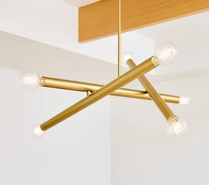 1950's Mid Century Trace Chandelier Chandelier Italian Modern light - Bild 1 von 5