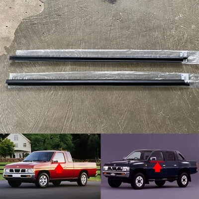 86-97 para Nissan Navara Cuerpo Duro D21 Cinturón Puerta Exterior Delantero Sello Resistente a la Intemperie Foto 1 de 4