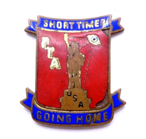 US Army Deutschland NH German US Army Short Timer FTA novelty DUI Abzeichen - Bild 1 von 4