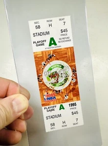 1995 Boston Celtics Playoff Ticket Stub!! Game 3 Boston Garden!! - Picture 1 of 2