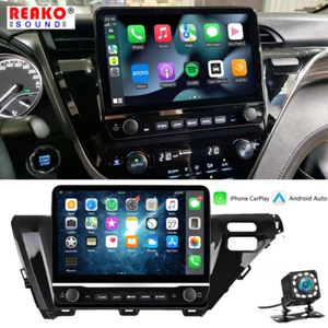 10" Android 13 Car Stereo Radio GPS WIFI 2+64G Carplay For Toyota Camry 2018-20 - Picture 1 of 16