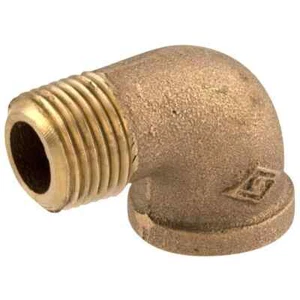 Everbilt LFA-832 1/2" MIP x 1/2" FIP Brass Street Elbow Pipe Fitting Adapter - Picture 1 of 1