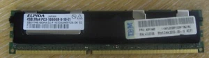 ELPIDA 4GB PC3-10600R DDR3-1333 REGISTERED ECC MEMORY MODULE EBJ41HE4BDFA-DJ-F - Picture 1 of 2