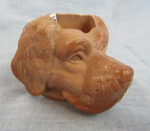 Vintage Greentown Glass Society Chocolate Slag Glass Dog Toothpick 1973 - Picture 1 of 6