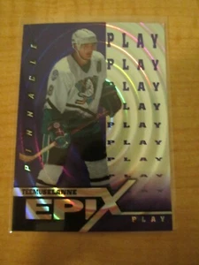 1997-98 Pinnacle Epix Purple Play Teemu Selanne #E15 Mighty Ducks - Picture 1 of 2