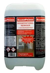 5 Liter Desinfektionsreiniger Desinfektionsmittel Reiniger Flächendesinfektion - Bild 1 von 4