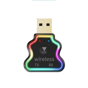 Transmisor y receptor auxiliar de audio inalámbrico Bluetooth 5 adaptador USB - Imagen 1 de 8