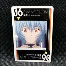 Rei Ayanami Neon Genesis Evangelion Playing Card Heart 6 Limited khara Japanese